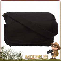 Pochette tactique Flexipack bandoulière Molle noire Rothco france