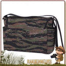 Sac Besace Vintage Classic Messenger Tiger Stripe Camo Rothco france