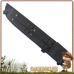 Etui Tactique MOLLE pour machette Noir Rothco bushcraft jungle