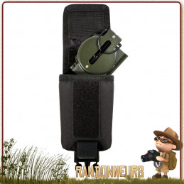 Mini Pochette Tactique Molle Noire Rothco Fixation MOLLE adaptée à votre sac à dos tactique militaire pour gps ou boussole