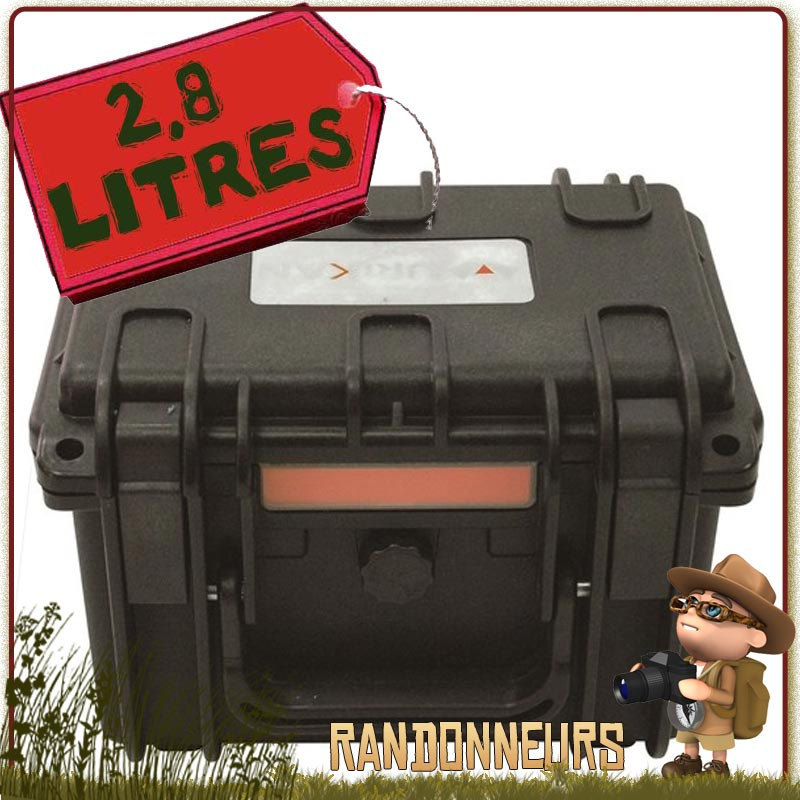 Valise Rigide Etanche XPLOR 3 Litres Urikan transport matériel expédition raid 4x4