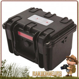 Boite militaire plastique étanche medium 101 INC noire kit de survie