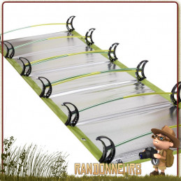 Lit Camp thermarest LUXURYLITE Ultralite Cot Reflect Regular le plus léger et le plus compact. Montage facile rapide