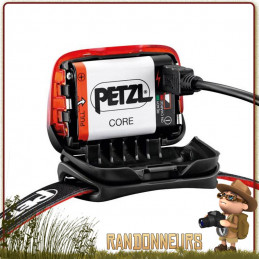 Batterie Rechargeable Petzl Core grande capacité Lithium-Ion 1250 mAh pour lampes frontales compactes petzl