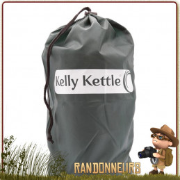 Bouilloire Bushcraft, Scout Kettle acier inoxydable de 1.2 Litres KellyKettle pour bouillir de l'eau au feu de bois