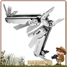 21 fonctions et 1 embout, l'outils pince SURGE Leatherman tout acier inox, ultra robuste de survie