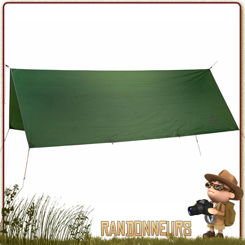 Tarp Traveller XXL Amazonas ultra léger de bivouac minimaliste bushcraft pour hamac randonnée jungle