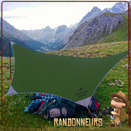 Tarp bushcraft ultra léger Traveller Amazonas pour randonner minimaliste