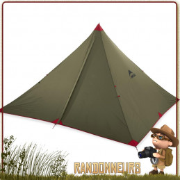 Abri Tarp Front Range Msr minimaliste ultra léger pour randonnée bushcraft