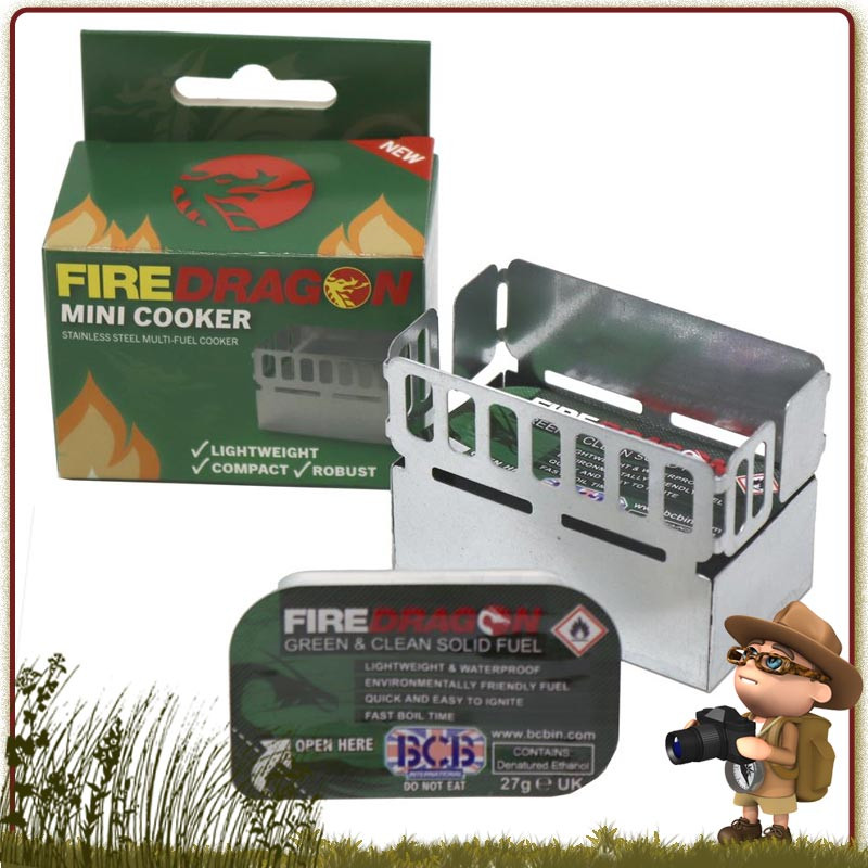 Micro-réchaud EDCBox – Le Plus Petit Du Monde, En Inox, Pour Bois Ou Esbit
