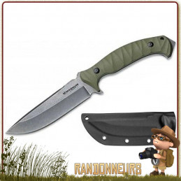 Poignard BOKER Magnum Persian Fixed, meilleur couteau bushcraft survie plate semelle