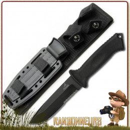 Poignard Prodigy Gerber, meilleur couteau bushcraft survie plate semelle tactique militaire