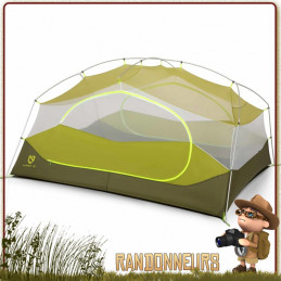 tente bivouac camping aurora 3p nemo autoportante spacieuse pour trois campeurs