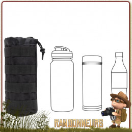 Pochette Molle pour Gourde Rothco Coyote adapée à tous types de bouteilles nalgene