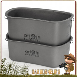 Gamelle aluminium randonnée chasse camping pêche