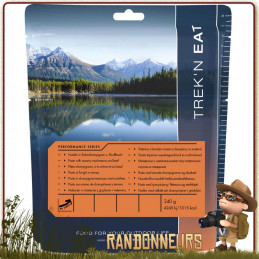 Pâtes Champignons Crème et Boeuf Trek'n Eat repas sachet lyophilise randonnee