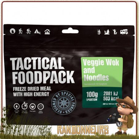 Wok de Légumes et Nouilles Tactical Foodpack