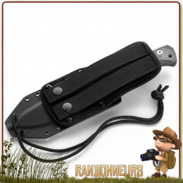 Poignard LIONSTEEL T6 Micarta Noir meilleur poignard batonnage bushcraft survie tactique