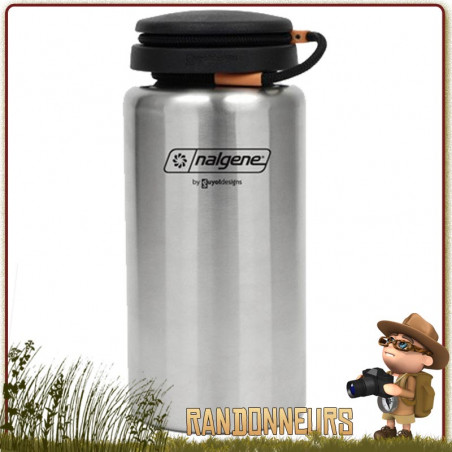 Gourde Inox STANDARD Grande Ouverture 100 cl Nalgene