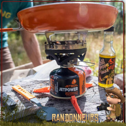 Rechaud SUMO JetBoil grande taille popote optimisee repartiteur de chaleur famille ultra leger pour randonner