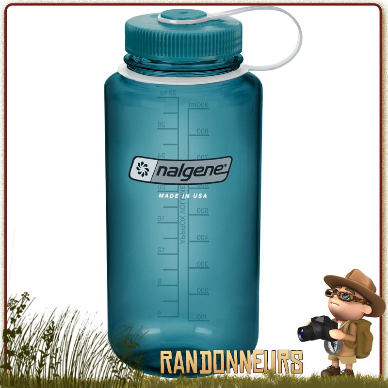 Gourde Grande Ouverture 100 cl CADET Nalgene de randonnée