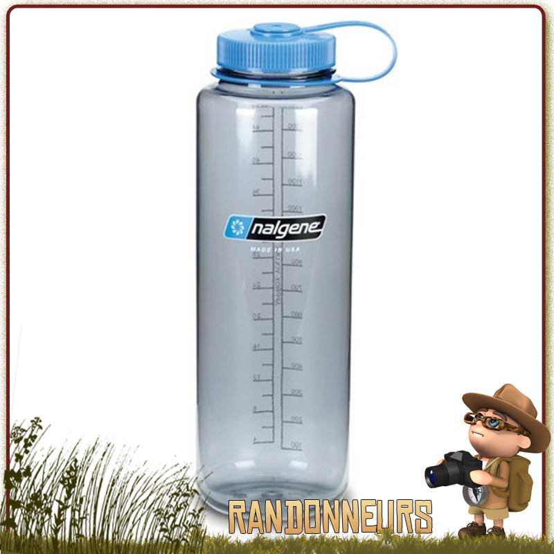 Grande Gourde Nalgene Grande Ouverture 1.5L GRISE