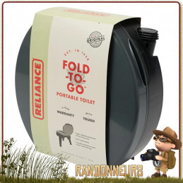 Toilettes Pliantes Portables – Pour Camping, Voyage, Randonnée – Avec Sacs Hygiéniques – Idéal Enfants Et Personnes âgées