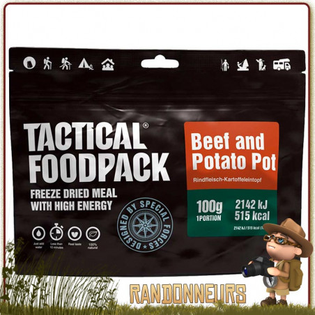 Ragout de Boeuf et Pommes de Terre Tactical Foodpack