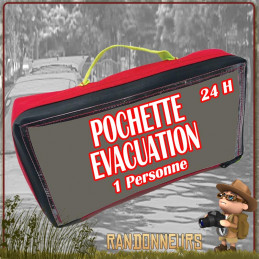 pochette evacuation complete de survie catastrophe pour les urgences 24h00