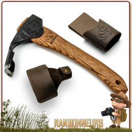 Herminette AX2 Beavercraft hachette bushcraft travail du bois pour écorcer creuser