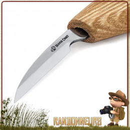 Couteau bushcraft à Tailler le bois C8 Beavercraft et assurer les finitions de vos objets