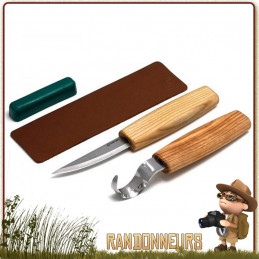 Kit couteau bushcraft à Sculpter de précision S03 Beavercraft bushcraft