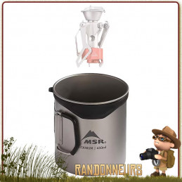 Tasse Titane 45 cl MSR pour randonner leger