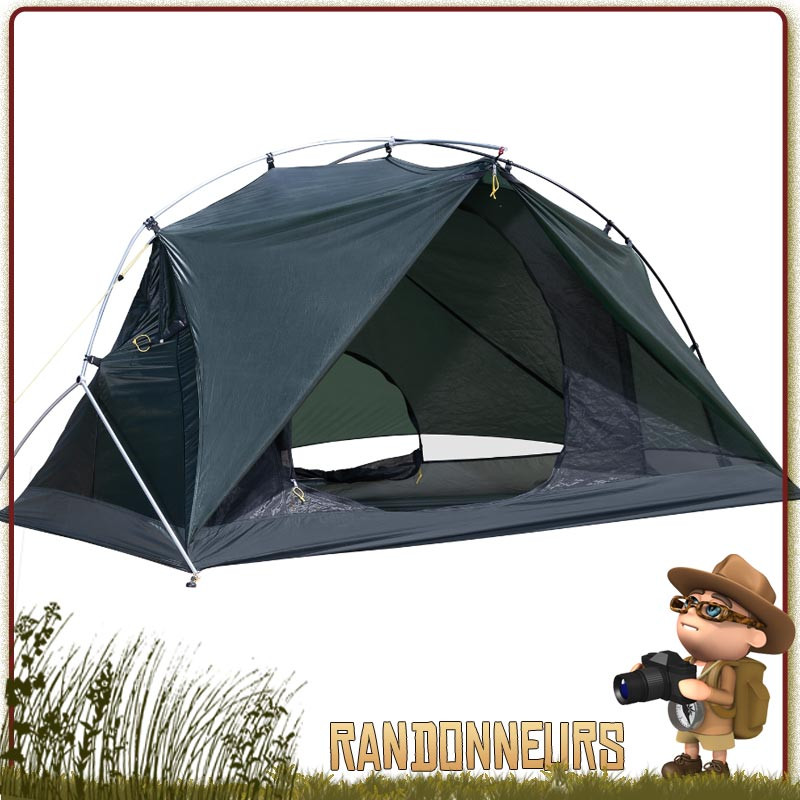 Tente De Camping 1 Place Ultra-légère – Dôme Automatique 200x100x100 Cm – Imperméable Avec Moustiquaire – Pour Plage, Rando, Festival Ou Jardin