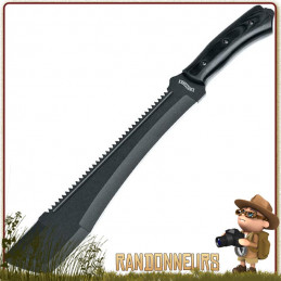 Machette de survie bushcraft MSM Waltheracier carbone 1065 pleine soie full tang plate semelle