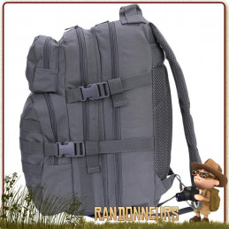 meilleur Sac à Dos ASSAUT US 25 Litres GRIS METAL 101 Inc