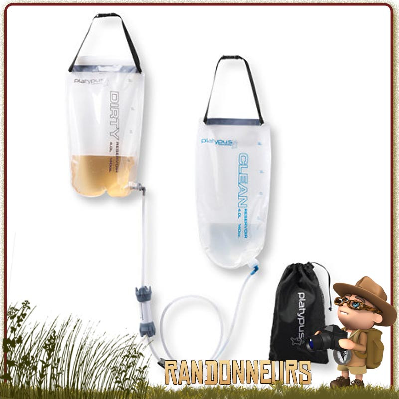 Filtre à Eau Platypus GravityWorks 4.0 L - Système Gravitaire Pour Randonnée, Neuf