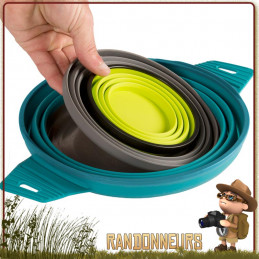 Casserole pliante XPOT 260 cl Sea To Summit en silicone alimentaire fond aluminium anodisé de trekking ultra légère