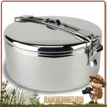 Lot De 2 Casseroles MSR Alpine 2 En Inox - Avec Couvercles - Pour Rando Et Camping - Neuf