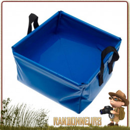 Cuvette Bassine pliante de 12 Litres CAO pour le camping, pour faire la vaisselle et sa toilette en plein air