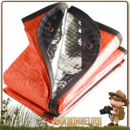 couverture de survie tarp all season SOL Survive Outdoors Longer se protéger du froid, tarp abri survie, tapis de sol