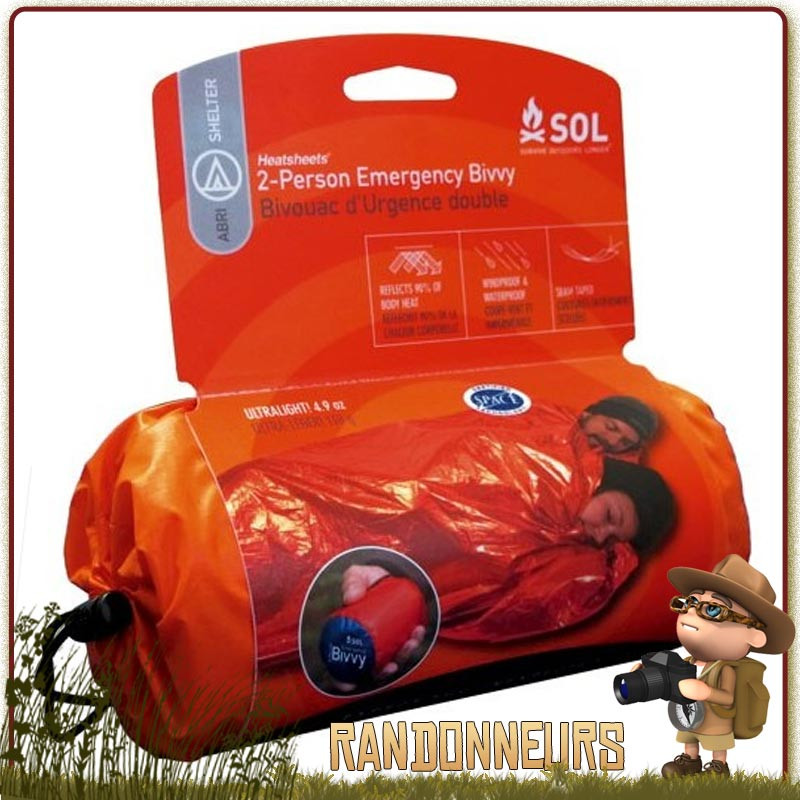 Bivi Bag EMERGENCY 2 Places SOL