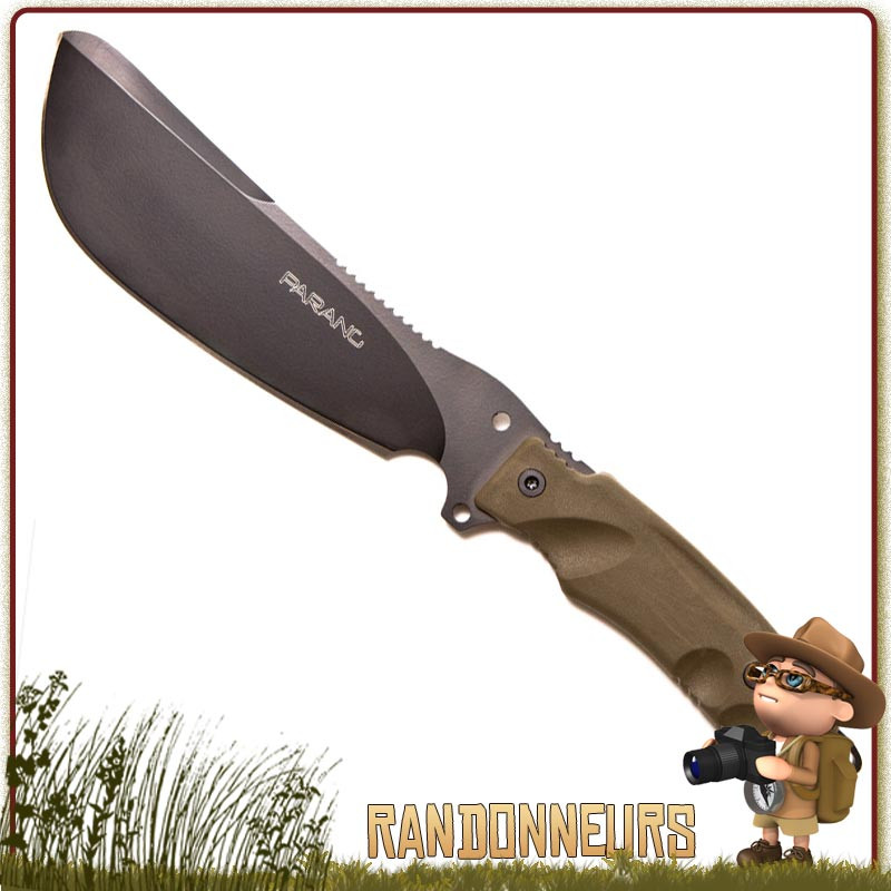 Machette Bushcraft Acier 25 cm Herbertz manche bois