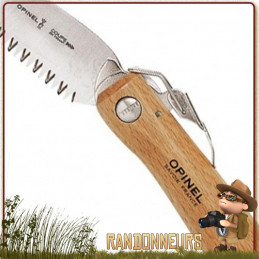 Scie portable manche bois de hêtre Opinel n°18 lame acier inox sandvik. Scie portable pliante Opinel 40 cm (lame de 18 cm)