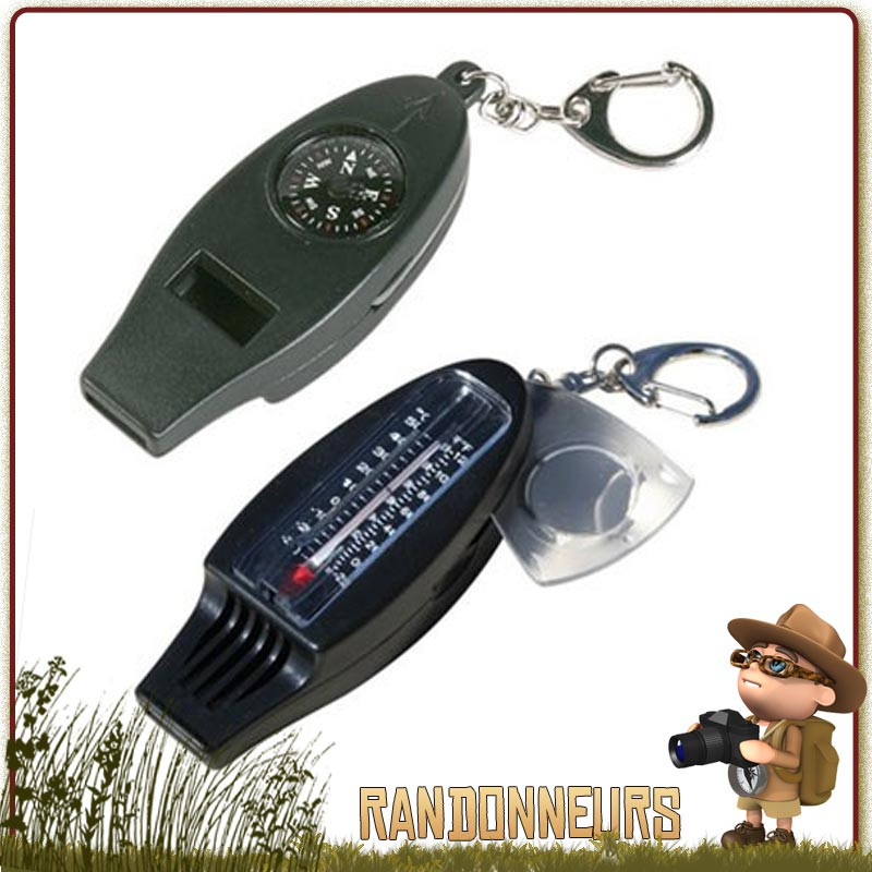 Sifflet de Survie puissant RESCUE 110 dB SOL de survie extrême