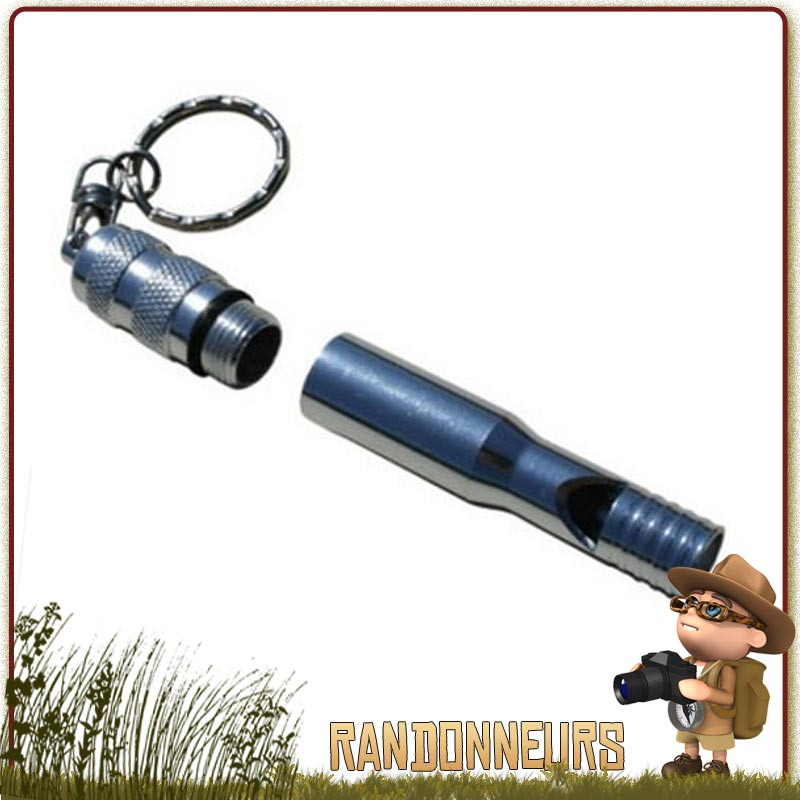 CA01598-Sifflet de survie Double tube de sauvetage d'urgence Sos campagne  d'urgence sportive Camping chasse sifflet en aluminium - Cdiscount