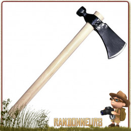 Hache Rifleman's Hawk Cold Steel, ultra robuste, manche en bois, longueur totale 48 cm