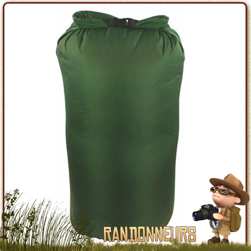 Poche Nylon Étanche 40 Litres VERT MILITAIRE Highlander opex armée flottant et waterproof