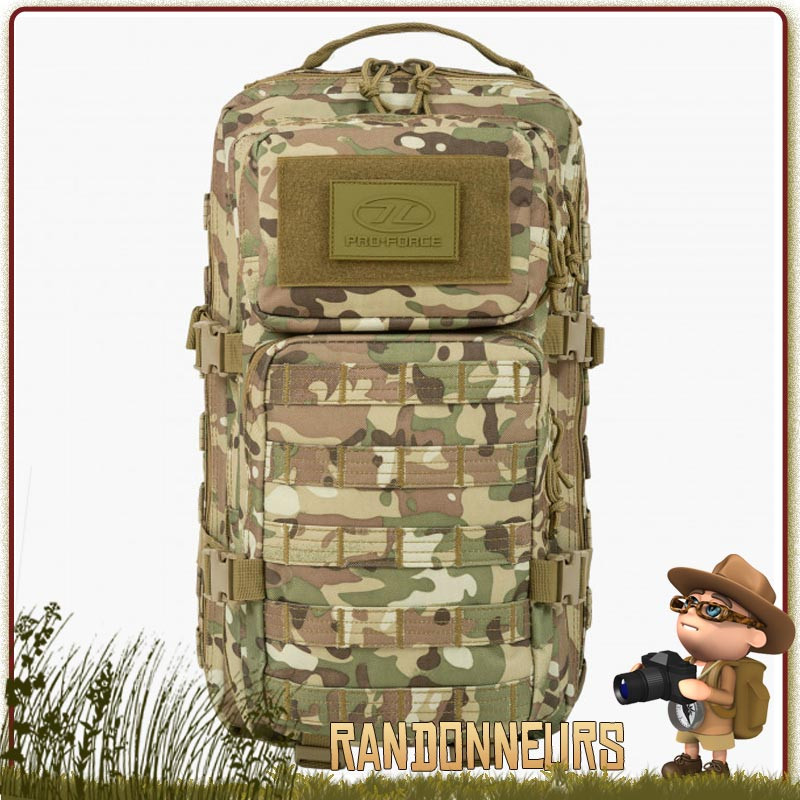 Sac à Dos RECON PACK 28 Litres MULTICAM Highlander camouflage militaire chasse