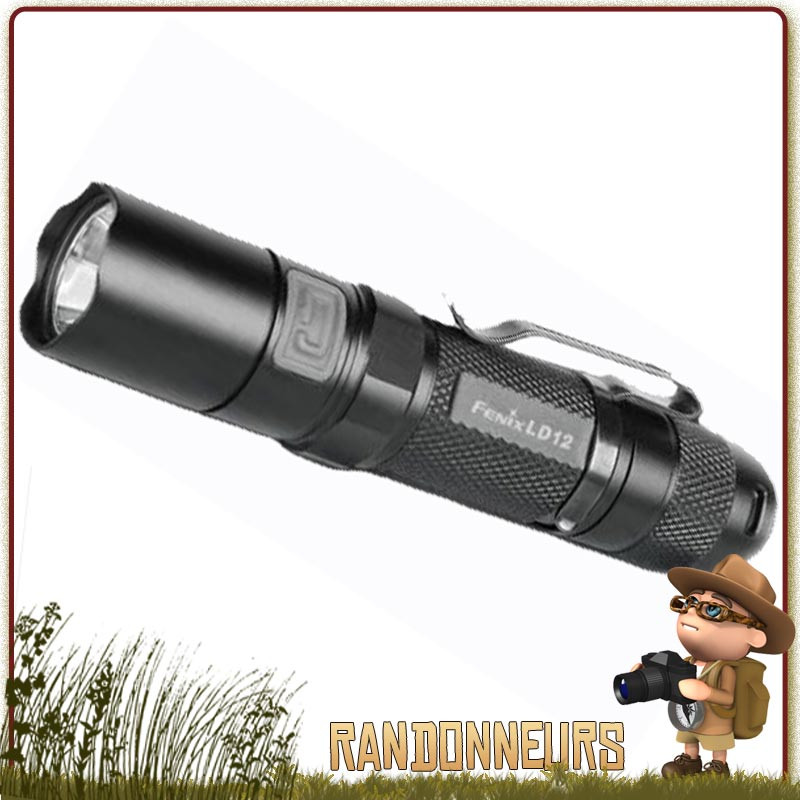 Lampe torche puissante, la FENIX LD12 donne 125 lumens sur près de 87 mètres, seulement sur une pile AA